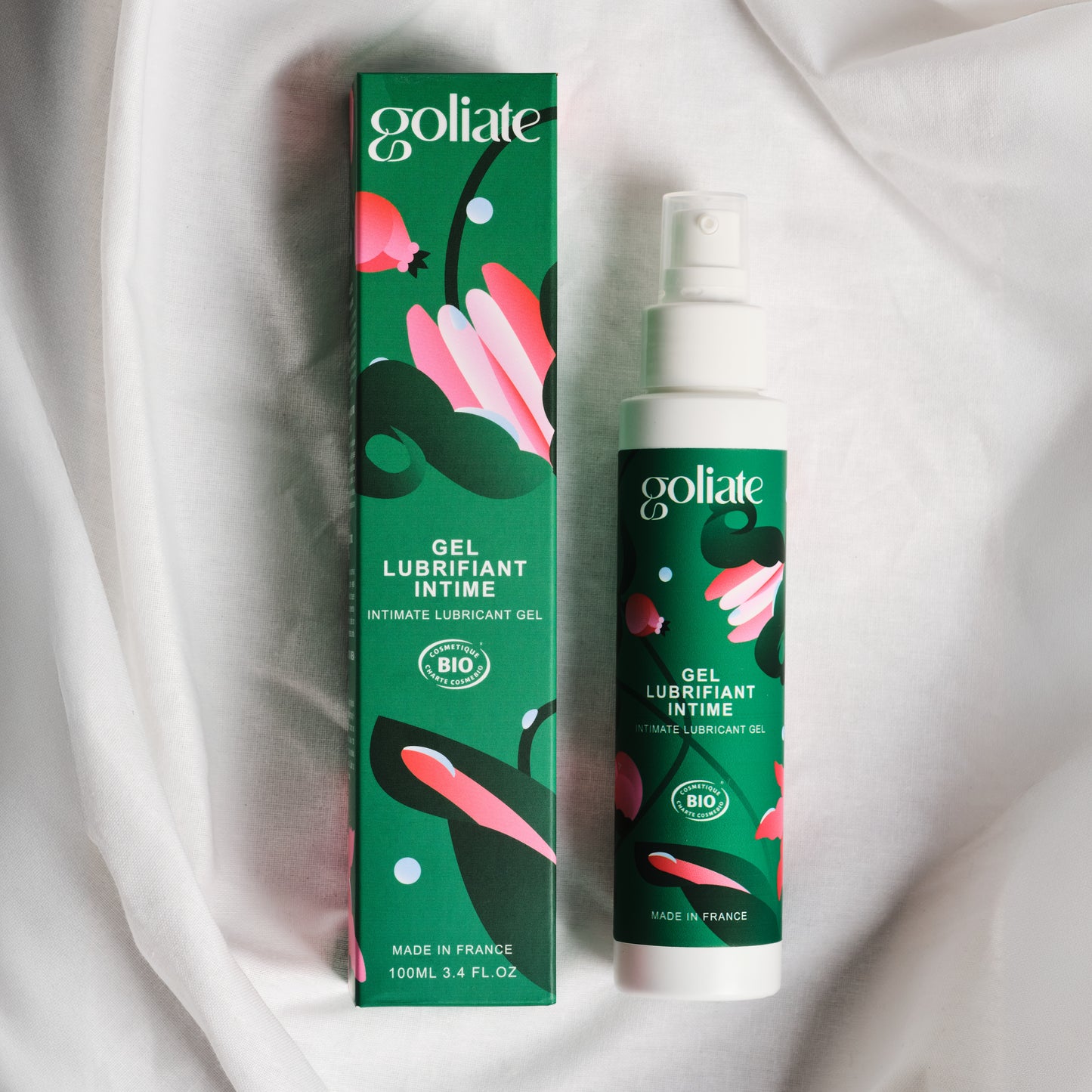 LONG-LASTING WATER-BASED LUBRICANT GEL - Natural and Organic - 100ml