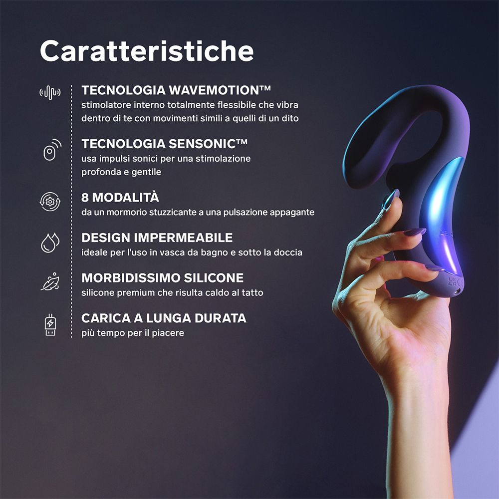 ENIGMA WAVE - Spectacular Triple Stimulation Sonic Massager
