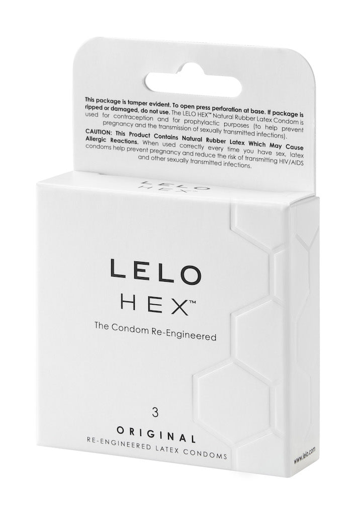 HEX - Preservativi Reingegnerizzati - (Confezione da 3 o 12) (Standard o XL)