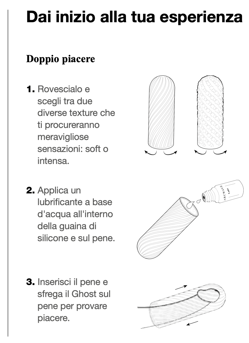 GHOST POCKET - Masturbatore 100% Silicone CleanTech Arcwave