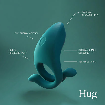 HUG - Anello Vibrante per Pene e Vulva