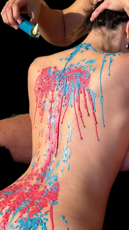 CANDELE PER WAX PLAY - fatte a mano SENZA paraffina