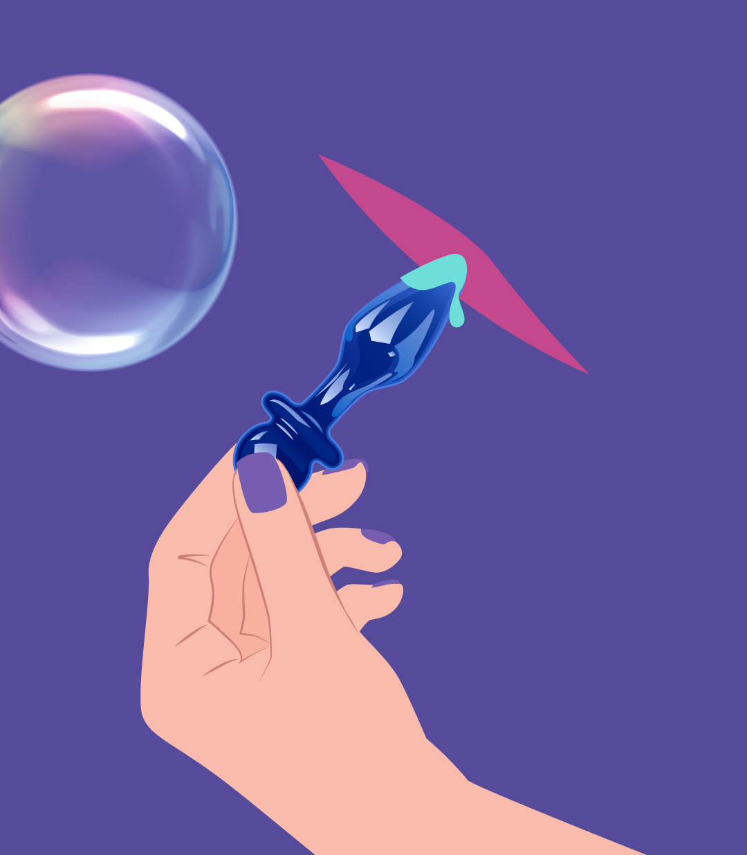 Biird anii plug anale in vetro come si usa