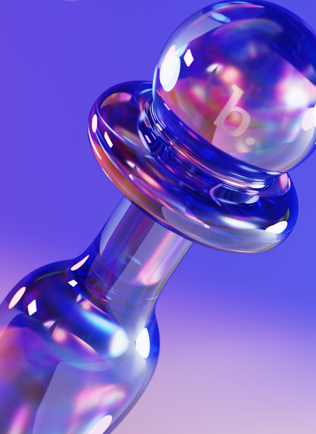 Biird anii plug anale in vetro