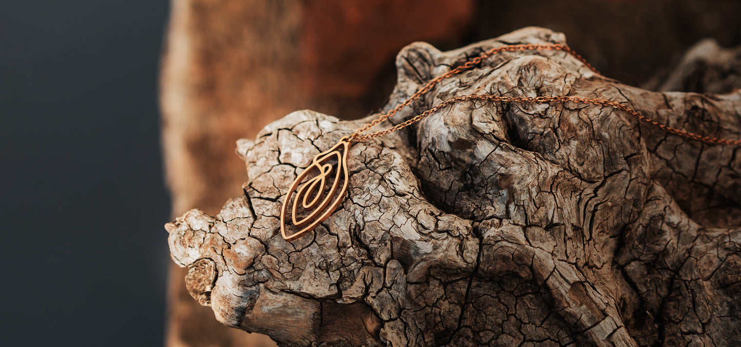 Collana Vulvii - Oro rosa