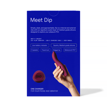 DIP - Vibratore Stiloso e Ideale per Cominciare a Esplorare il Proprio Corpo