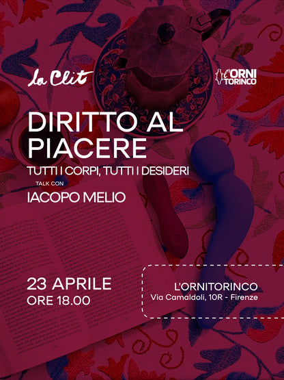 IL DIRITTO AL PIACERE: Tutti i corpi, tutti i desideri - Talk - 23 aprile 2026 - ore 18:00