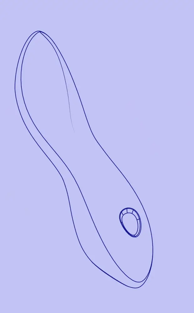 dip 2.0 di Dame, video che mostra bottone cresta e vibrazione