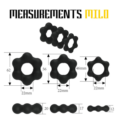 MILO- 3 Cock Rings per Liberare la Creatività (Copy)