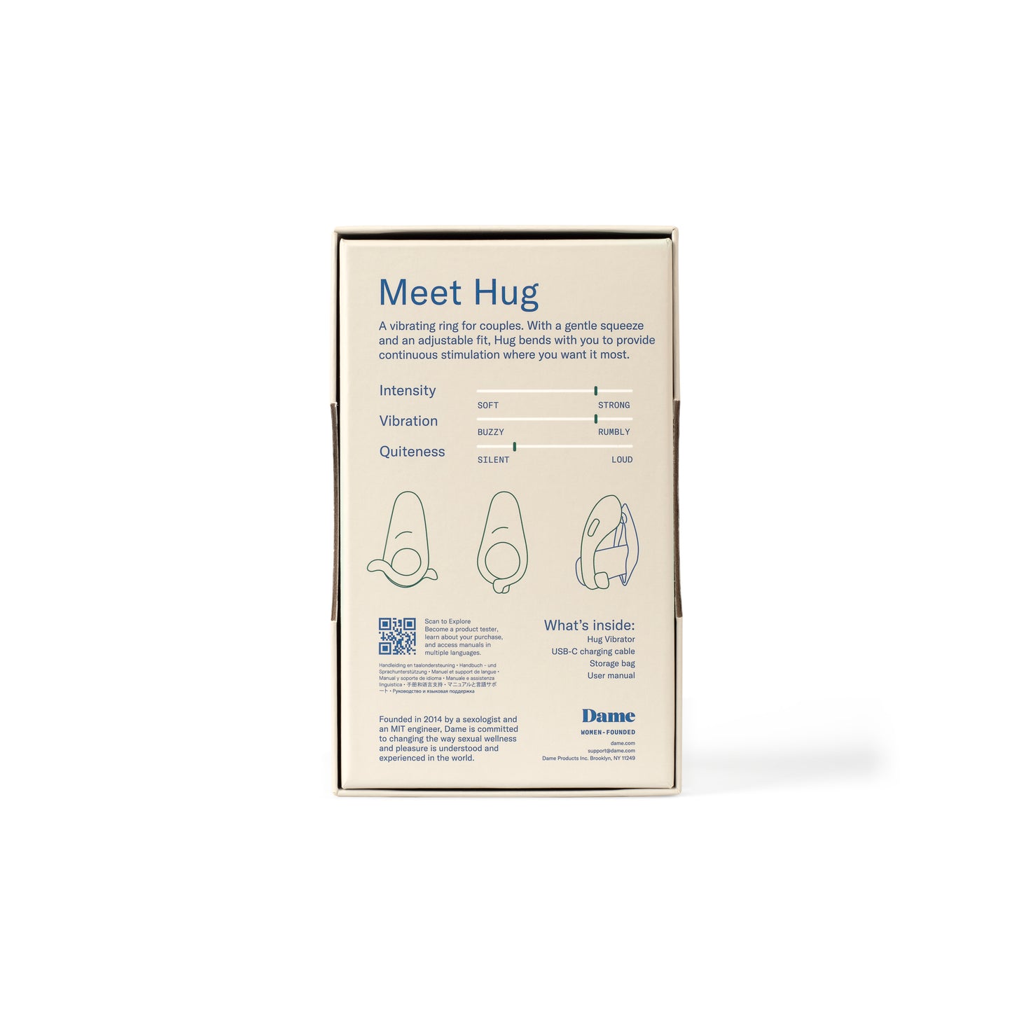 HUG - Anello Vibrante per Pene e Vulva