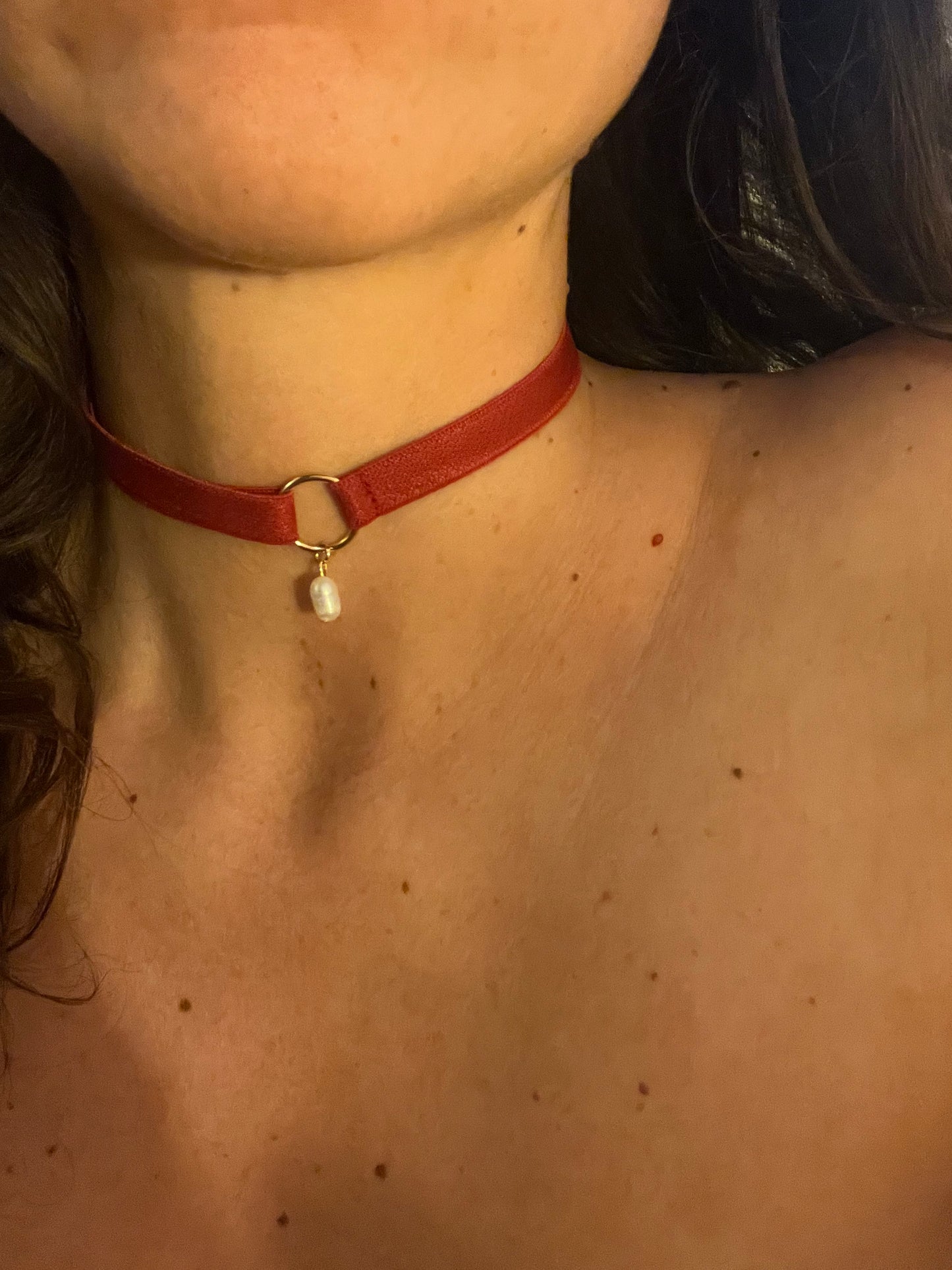 CHOKER con Perla