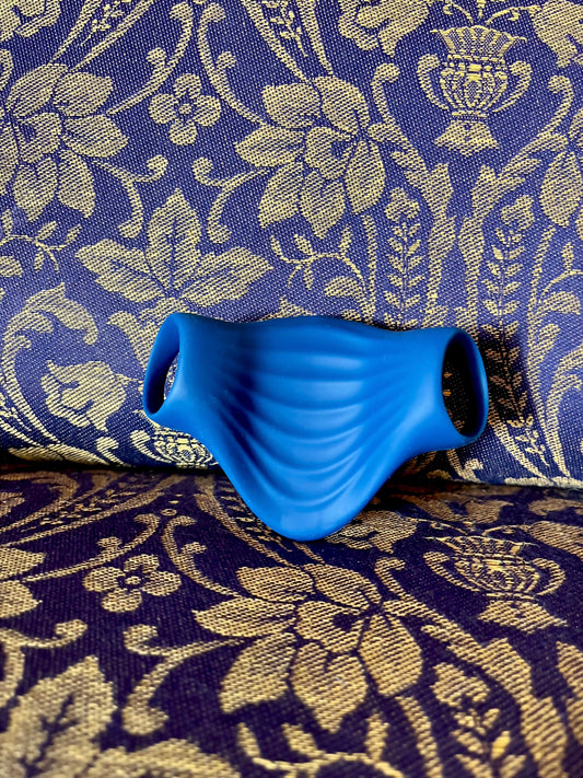 PALM BLUE - Masturbatore Vibrante Molto Flessibile