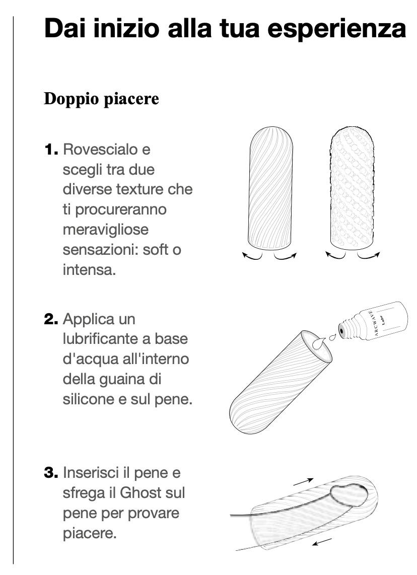 GHOST POCKET - Masturbatore 100% Silicone CleanTech