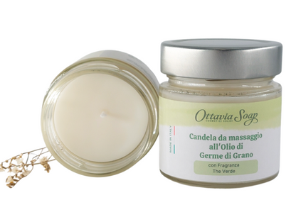 CANDELA DA MASSAGGIO con Oli Essenziali