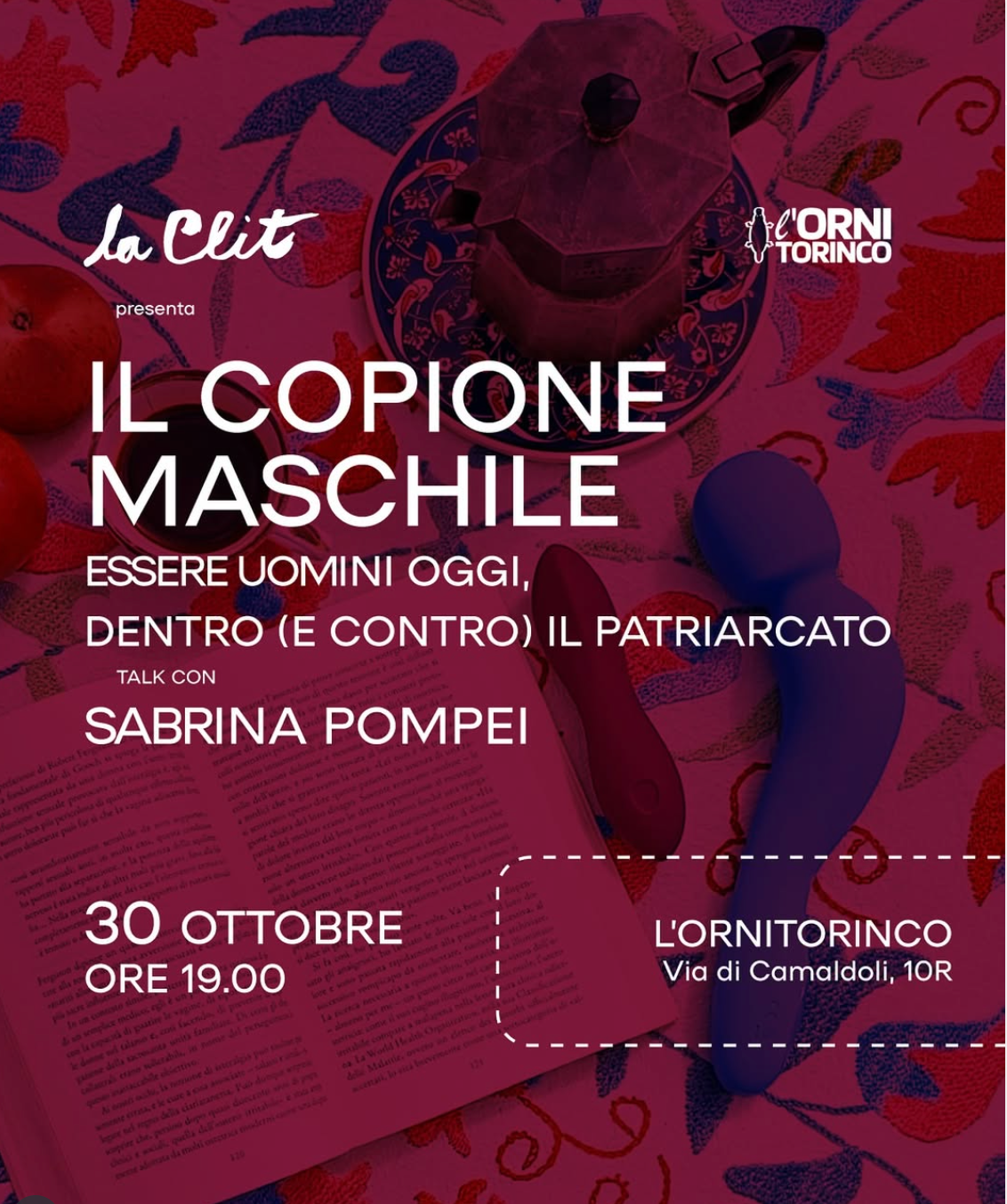 IL COPIONE MASCHILE - 30 ottobre - 19:00