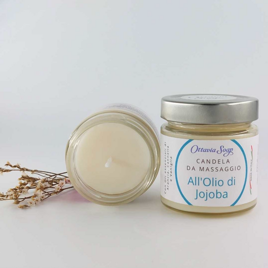 CANDELA DA MASSAGGIO con Oli Essenziali