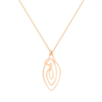 Collana Vulvii - Oro rosa
