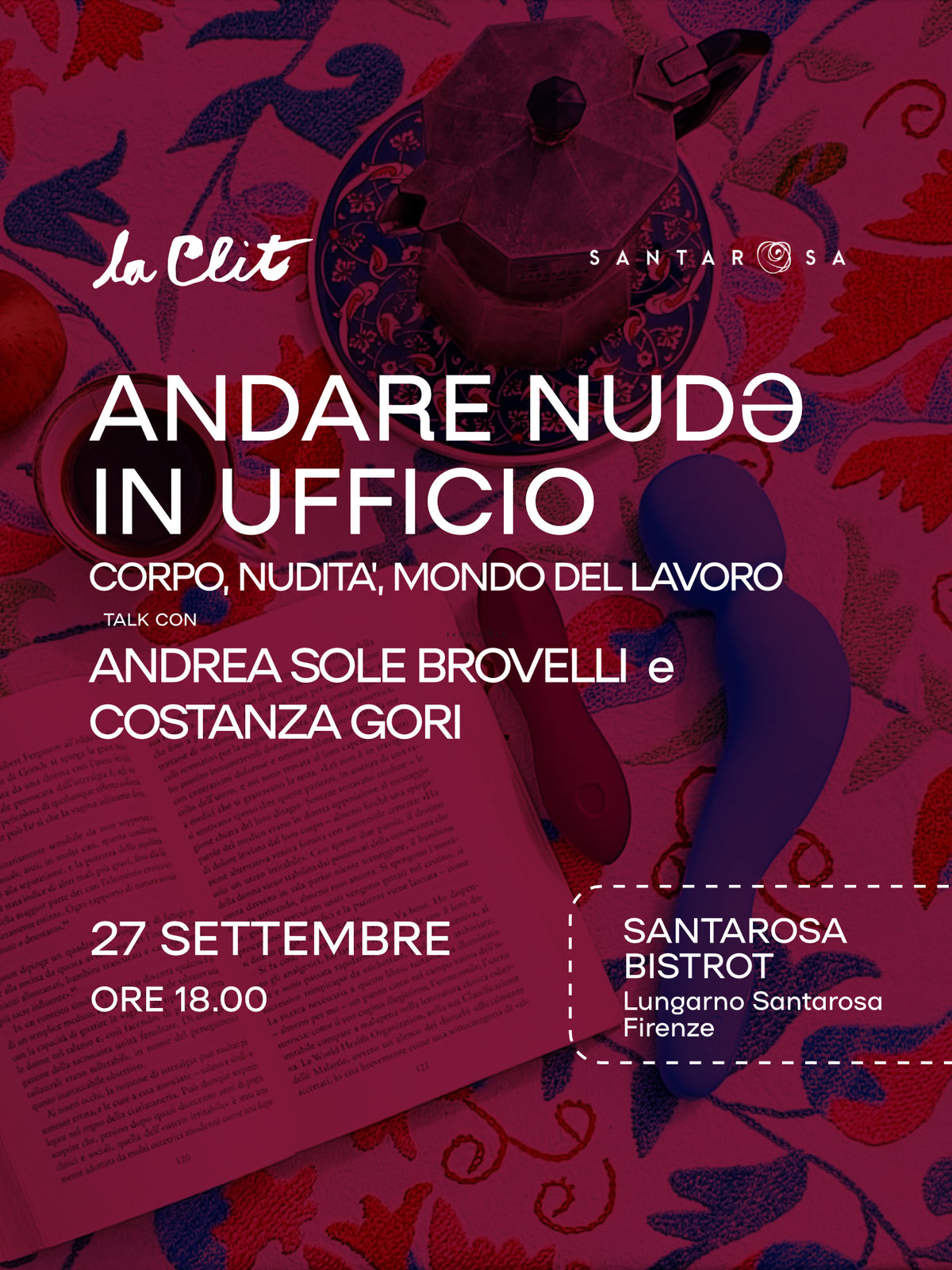 ANDARE NUDƏ IN UFFICIO - Talk - 27 Settembre 2026 - ore 18:00.