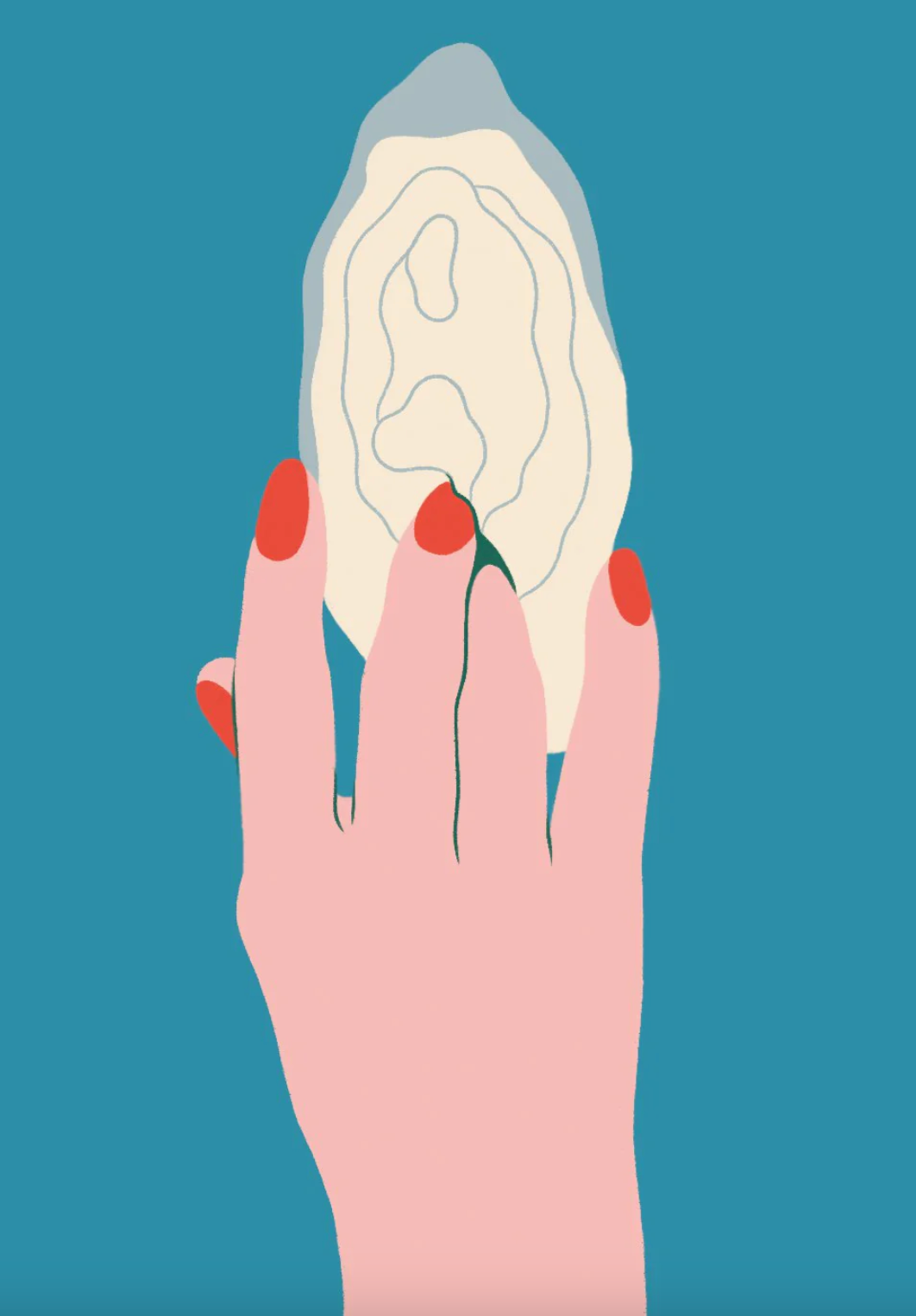 carte dell'asso di coppe ace of cups illlustrata da sofie birkin tarocchi erotici 