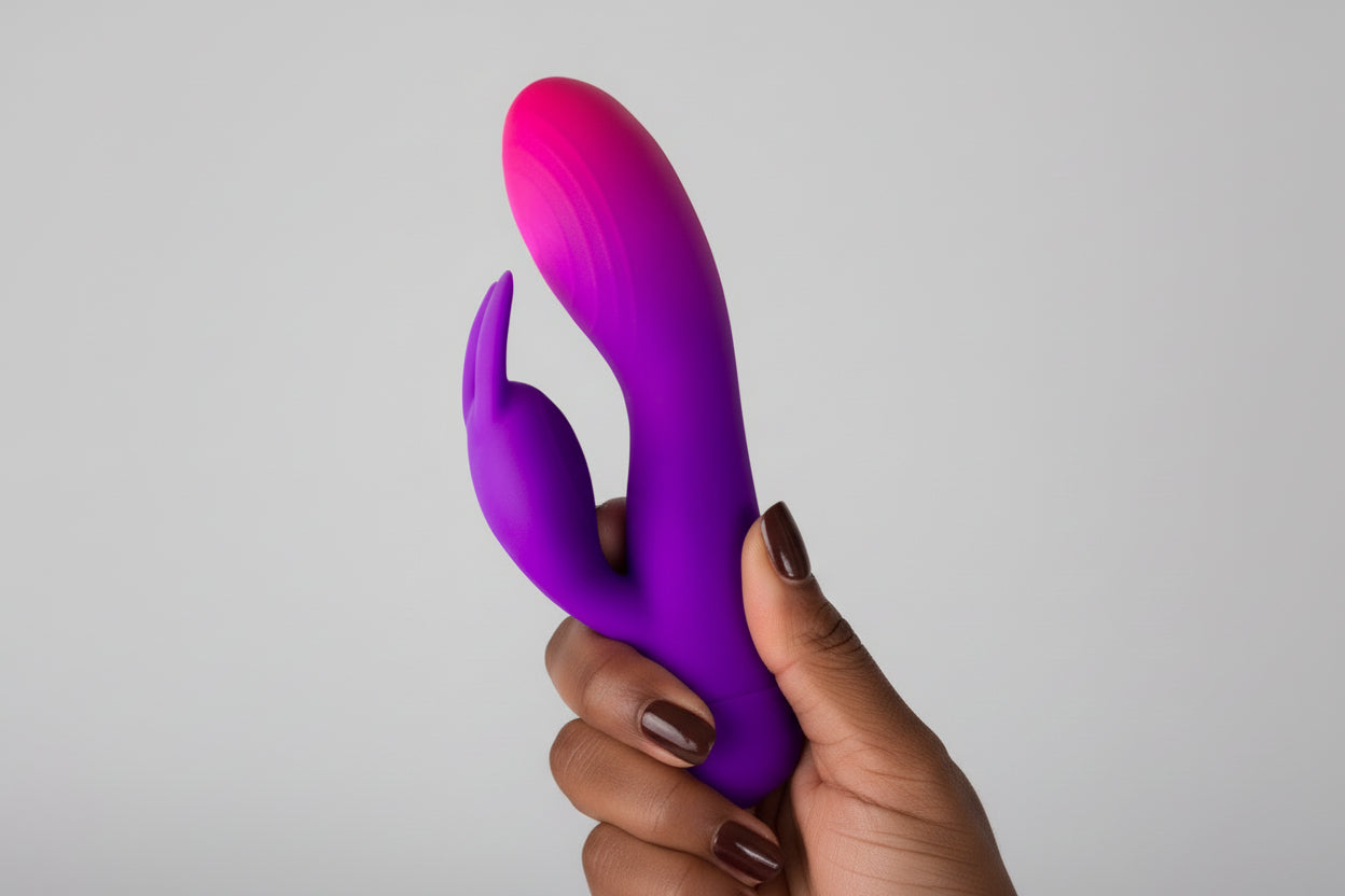 DOUBLE TROUBLE RABBIT - Vibratore con pila (inclusa!)