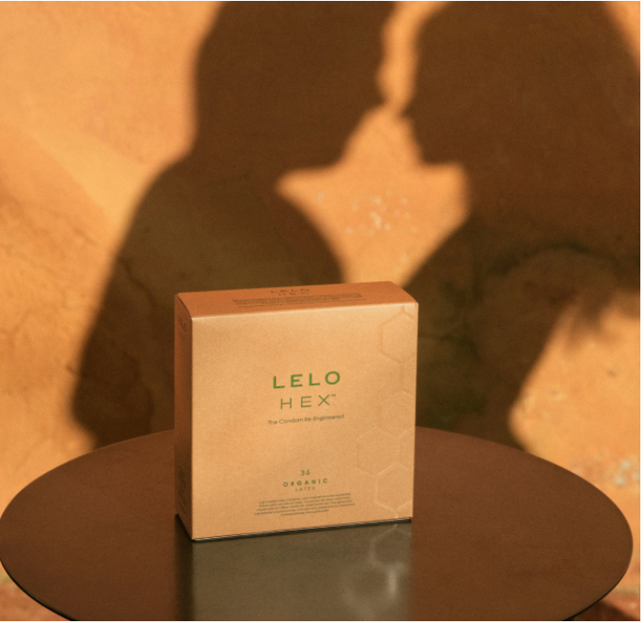 lelo hex organic packaging beige e verde