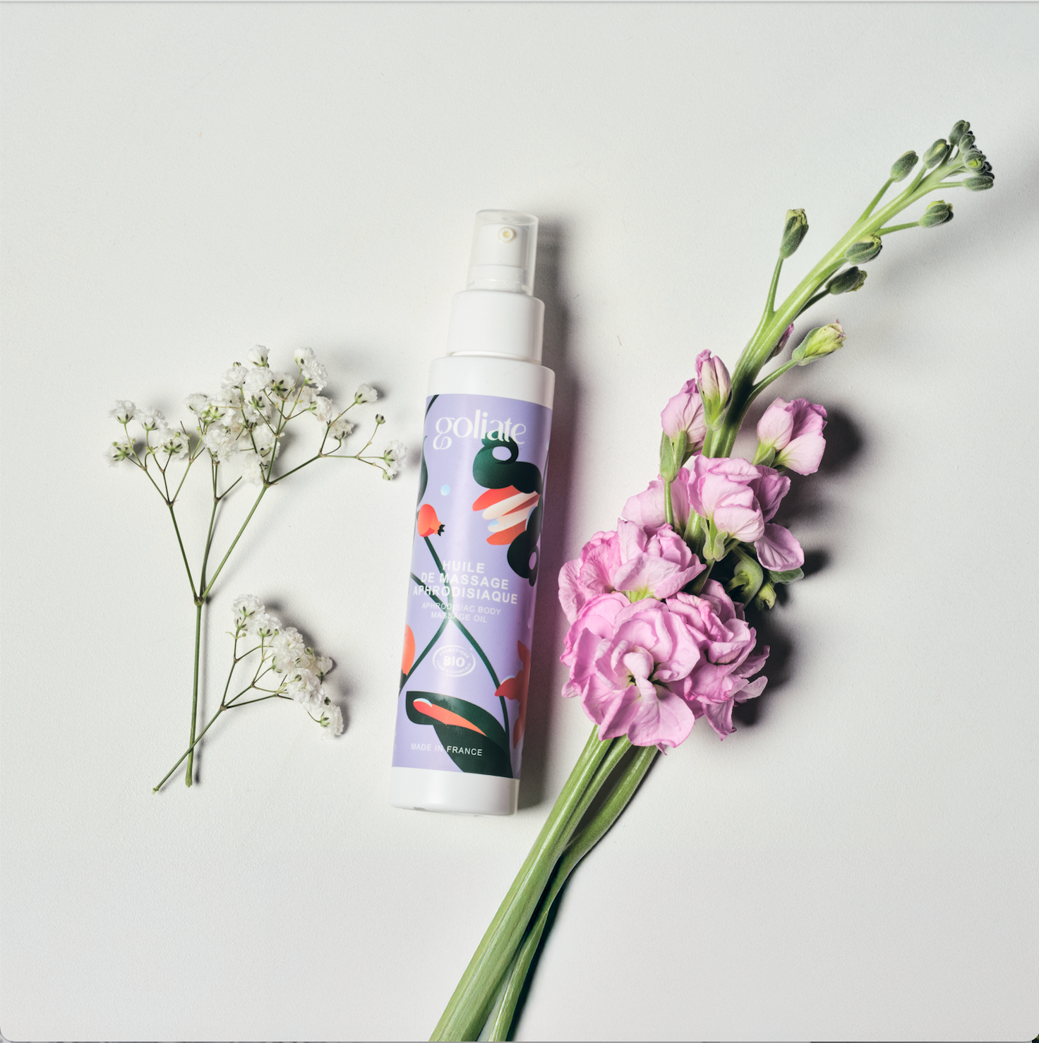 olio da massaggio afrodisiaco tra i fiori 